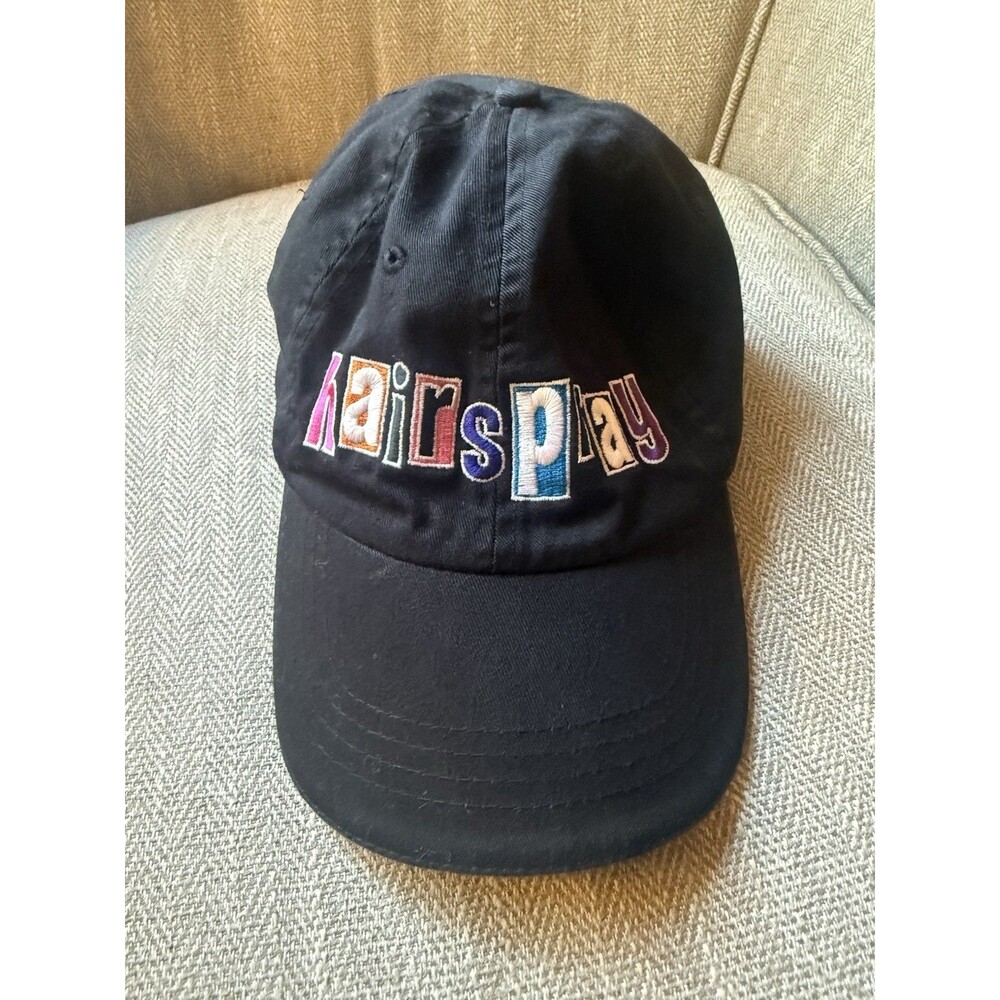 HAIRSPRAY  The Broadway Musical Movie Unisex Black Baseball Cap Hat 100% Cotton